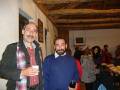 El Alcalde de Truchas, Francisco Simón (izqda) junto con Pdte de la Junta Vecinal de Pozos, Avelino Fernández